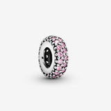 Pink Sparkle Spacer charm (791359PCZ)