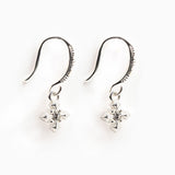 Brilliance Crystal Faith Earrings, Silver (EBRIF-S)