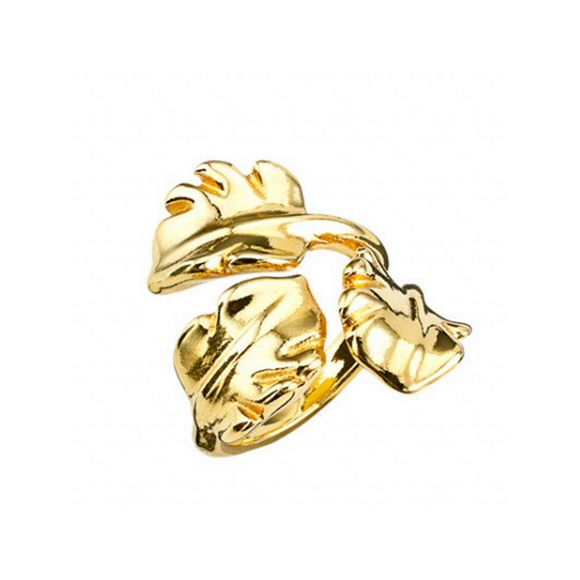 Leaves (Ring, Gold) (ANI0546ORO)