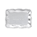 Engraved Tray "love you"