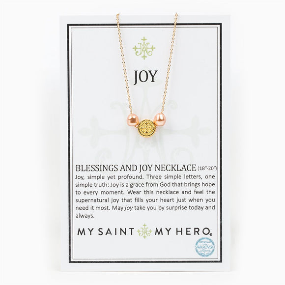 Blessings and Joy Necklace (NK00049-G-RP)