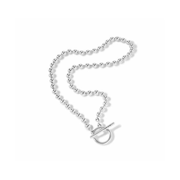 Off/On necklace, silver