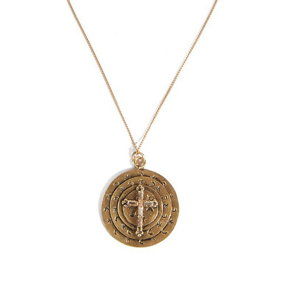 Mother Goddess Apogee Charm (Necklace, gold) (N:LMGA-bg)