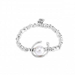 Another round, oh oh oh?! bracelet, silver