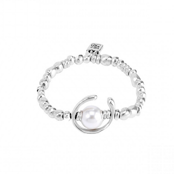 Another round, oh oh oh?! bracelet, silver