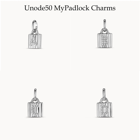 MYPADLOCK charms, silver
