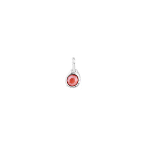 Charm Coral, silver