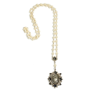 Sacred Heart Pearl Rosary (RO:SHP6-bg-b66-a68)